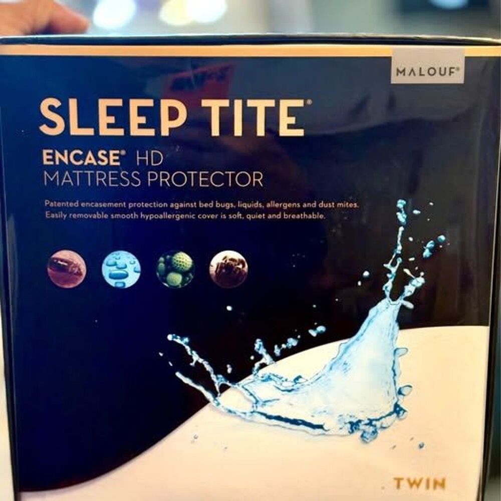 Lab Certified Waterproof Mattress Encasement Protector – Twin XL – (New)